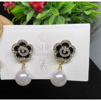 Fashionable Deconstructed Flower Earrings - Brand New