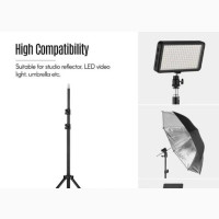 Adjustable 82 Inches Metal Tripod Light Stand Max- 2m- 6.6ft