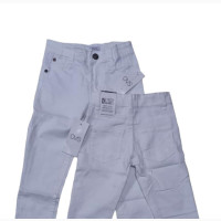 Children Unisex White Jean (Size 2yrs-12yrs)