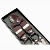 Dior Leather Suspenders for Men - Brand New