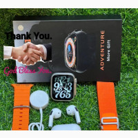 AWO 1 Series 8 Smart Watch with Airpod - Brand New