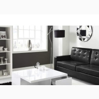 White High Gloss Square Storage Coffee Table