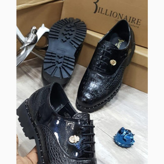 Billionaire Men#039;s Black Dress Shoes