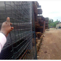 Foreign Panel Mesh 2*4*2.4m * 2.7m Coated With Robber