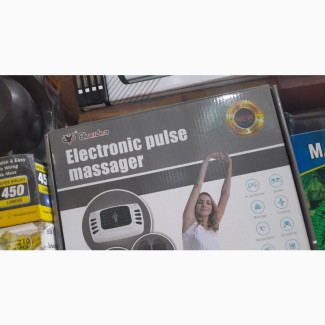 Blue Idea Electronic Pulse Massager (White and Black)
