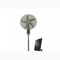 16” Solar Rechargeable Fan - Brand New