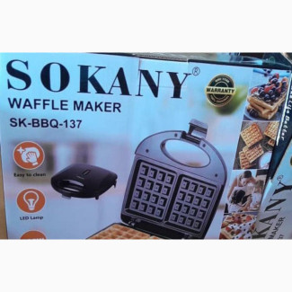 Sokany Waffle Maker SK-BBQ-137 800watts