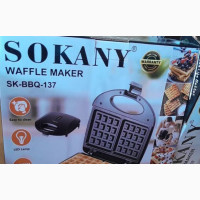 Sokany Waffle Maker SK-BBQ-137 800watts