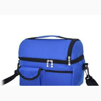 Thickened Double-Layer Lunch Bag - Blue Colour