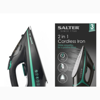 Salter 2 in 1 Cordless Steam Iron - Brand New