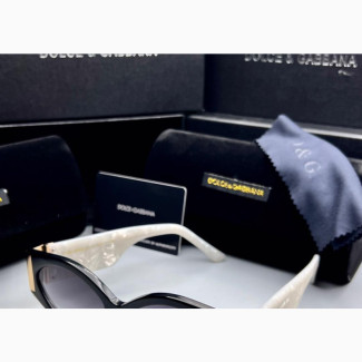 Dolce Gabbana White Aviator Sunglasses - Brand New