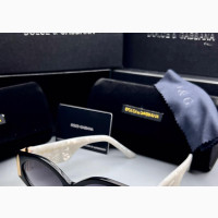Dolce Gabbana White Aviator Sunglasses - Brand New