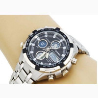 Silver LED Digital Quartz Wrist Watch