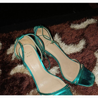 Anne Klein Emerald Green Stiletto Shoes - Size 9