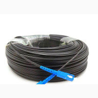 Brand New 50m SC/UPC Single Core Drop Cable Outdoor 3 Steel Wire Sm