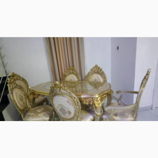 Modern 6 Seater Designed Royal Dining Table Set