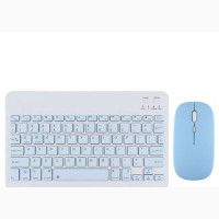 Portable Bluetooth Keyboard With Mouse White