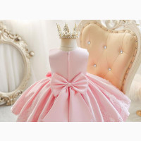 Princess Pink Wedding Dress Children Party Kids Clothes