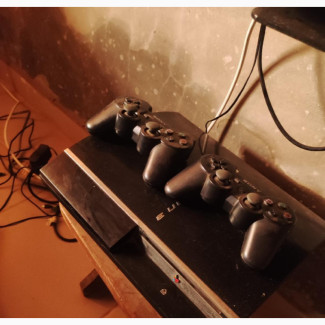 Ps3 Fat Console With Games Like PES2023, BLUR RACE E.T.C