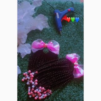 Detachable Braided Ponytail With Beads