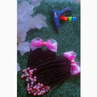 Detachable Braided Ponytail With Beads