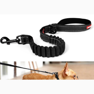 Ezydog BLACK ZERO SHOCK 25 Leash Shock Absorbing Dog Leash