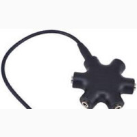 Triangle Ant 6 Way 3.5mm Stereo Audio Splitter Adapter