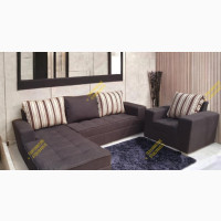 Brown L Shape With Single