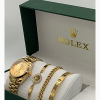 Rolex Set with Authentic Untarnished Rolex Bracelets - Brand New