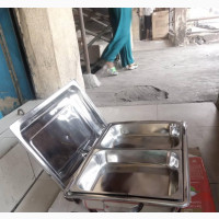 11lit Sq Stainless Steel Chaffing Dishe