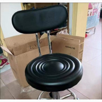 Mobile Barstool With Backrest