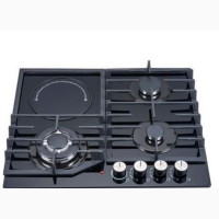 Polystar 60cm 3+1 Ceramic Burner in-Built Gas Hob Tempered Glass