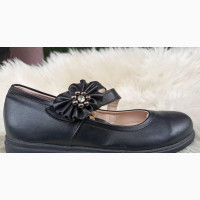 Made in Turkey Black Leather School Shoes