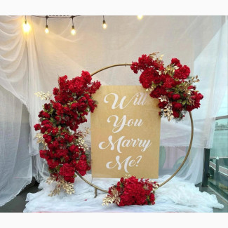Marry Me Proposal Decoration