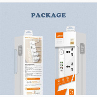 Ldnio Multi-Function 5 Power Sockets +1pd 20W+1qc 18W+2 Auto