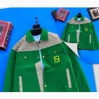 FENDI PREMIUM JACKET- Green, Black and Blue