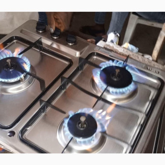 Stainless Gas Cooker 3 Burner Flat