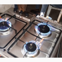 Stainless Gas Cooker 3 Burner Flat