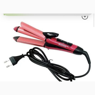 Nova Hair Straightener Curler 2 in 1 Electric Hand Tool