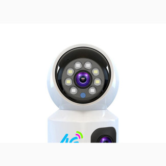 Indoor Double Lentille PT Camera 4G Bullet PTZ Linkage Camer