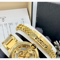 High Quality Mens Cartier Wristwatch and Bracelet Set