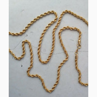18 Karat Gold Neckchain Twisted