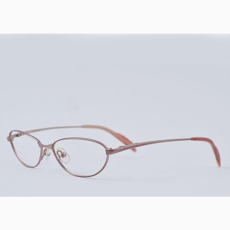 Passion Pink Metal Full Rim Oval Lenseless Eyewear Frame