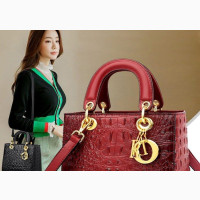 Stylish Crocodile Pattern Medium Handbag - Brand New