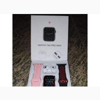 Smart Watch T55 Pro Max With Earpud a Extra Strap