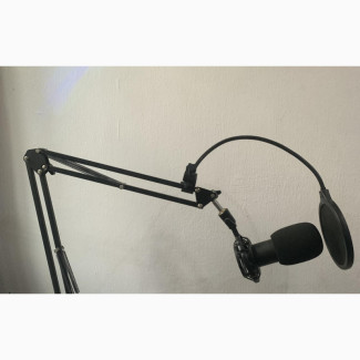 Podcast Microphone Adjustable With Desk Cl Tripod Stand