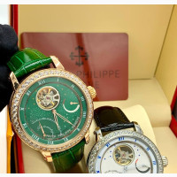 Patek Philippe Men#039;s Luxury Leather Watch - Brand New