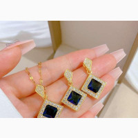 Earring, Pendant With Chain