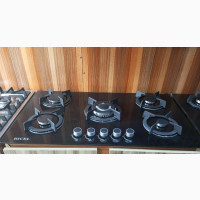 Hicel Built-in 5 Burner Glass Gas Cooker
