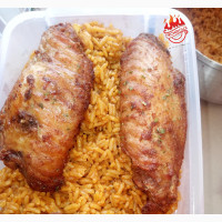 Jollof Rice/ Fried Rice/ Chicken/ Salad